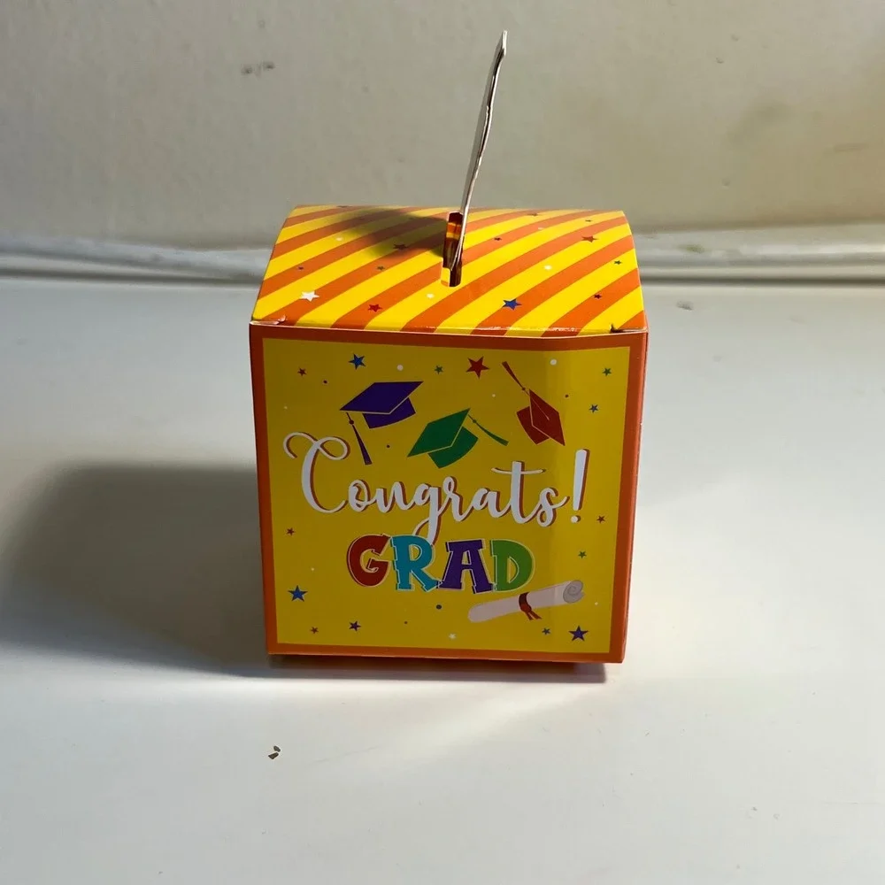48pc Graduation Favor Boxes Multicolor‎ Animal Class of 2025 Treat Bags